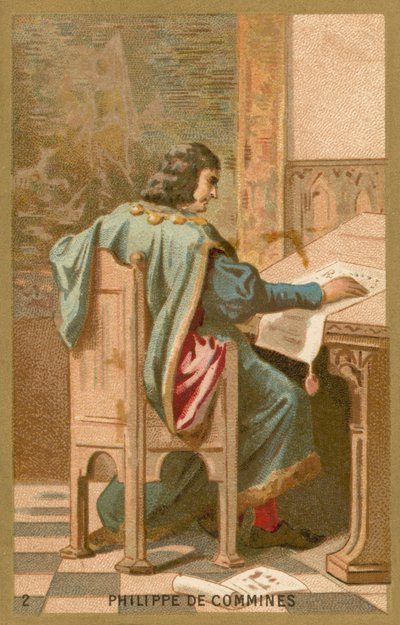Philippe de Commines , vlámský spisovatel a diplomat od French School
