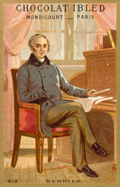 Pierre-Antoine Berryer , francouzský advokát a politik (chromolitho) od French School