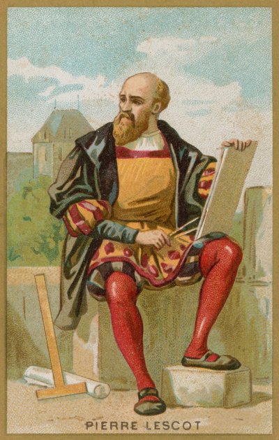 Pierre Lescot (chromolit) od French School