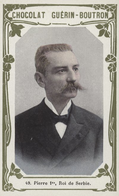 Petr První, král Srbska (barevné foto) od French School