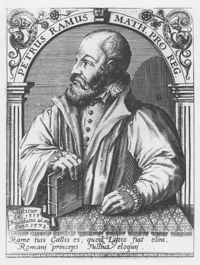 Pierre Ramus (rytina) od French School