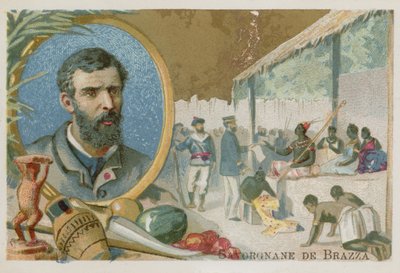 Pierre Savorgnan de Brazza, francouzský cestovatel italského původu od French School