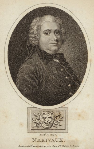 Pierre de Marivaux - francouzský romanopisec a dramatik (1688-1763) od French School