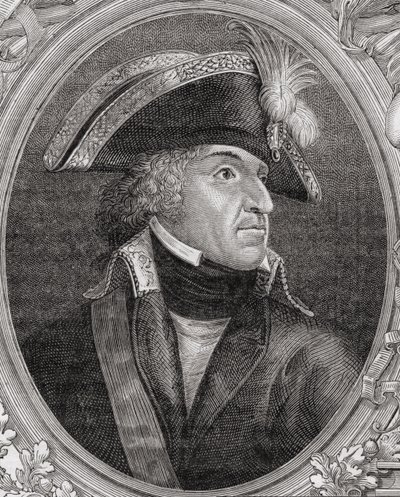 Pierre de Ruel (1752-1821) markýz de Beurnonville, z „Histoire de la Revolution Francaise“ od Louise Blanca (1811-82), vyryto Pannemakerem (nar. 1822) 1847-62 od French School