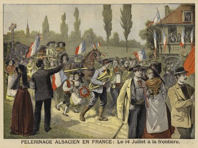 Pouť Alsasanů do Francie, 14. července 1897 od French School