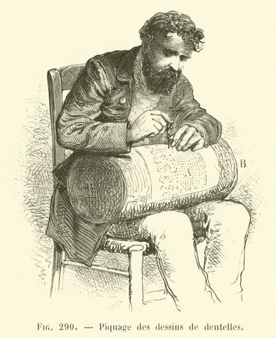 Prošívání krajkových vzorů (gravírování) od French School