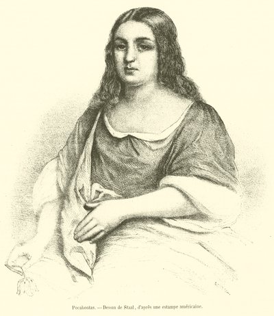 Pocahontas (rytina) od French School