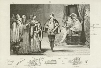 Polští velvyslanci informují Jindřicha, vévodu z Anjou, že byl zvolen polským králem, 1573 od French School