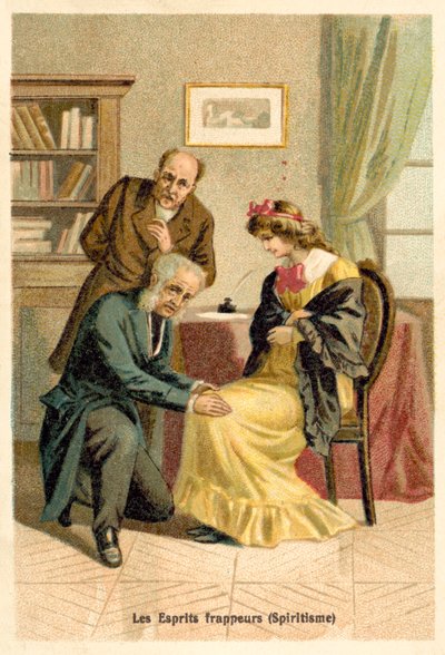 Poltergeisté (spiritismus) (chromolitho) od French School