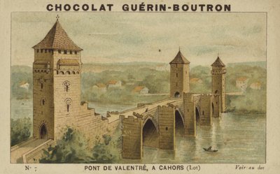 Valentre Bridge, v Cahors, Lot od French School