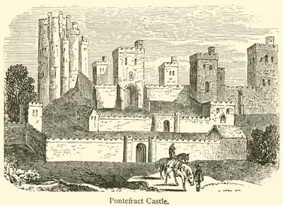 Hrad Pontefract (rytina) od French School