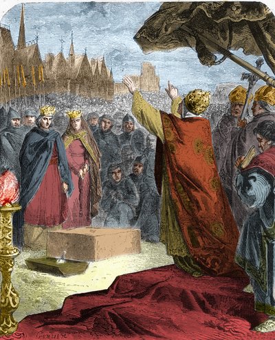 Papež Alexander III (Orlando Bandinelli) (Alessandro III) položil v roce 1163 první kámen katedrály Notre Dame de Paris (Notre-Dame) za přítomnosti francouzského krále Ludvíka VII. a předvečera Maurice de Sully. od French School
