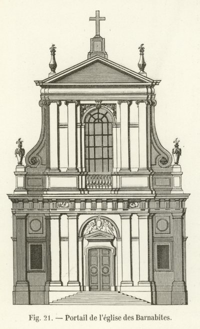 Portál kostela Barnabite od French School