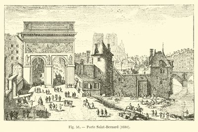 Brána sv. Bernarda, 1680 od French School