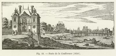 Brána konference, 1650 od French School