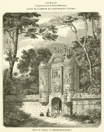 Dveře opatství Saint-Martin-d