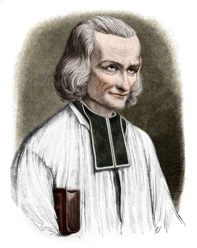 Portrét abbé Jean Marie Vianney (Vianey, Viannay, Viennet), známý jako Cure d