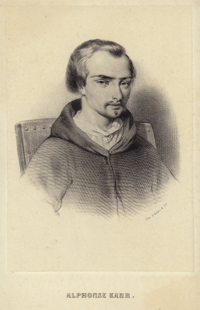 Portrét Alphonse Karra od French School