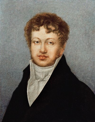 Portrét Andre Marie Ampere (1775-1836) od French School