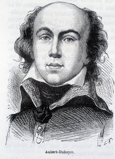 Portrét Annibala Auberta Dubayeta (1759-1797), vojáka a politika francouzské revoluce - v „“L