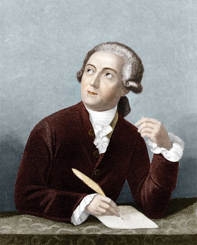 Portrét Antoine Laurent Lavoisier (1743 -1794) francouzský chemik. od French School