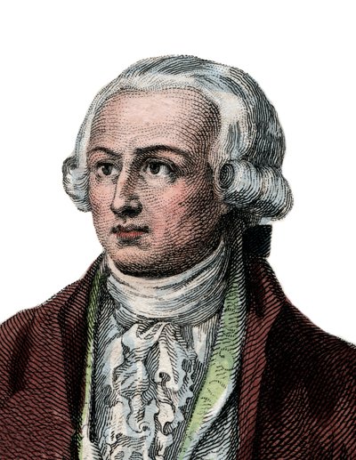 Portrét Antoine Laurent de Lavoisier (1743-1794), francouzský chemik. od French School