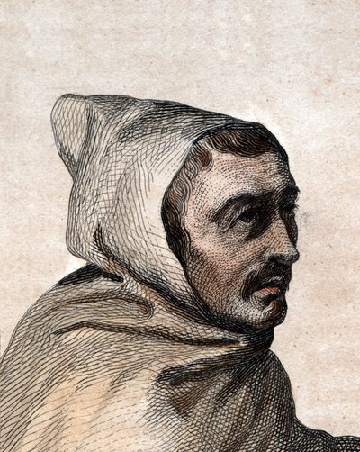 Portrét Armanda Jeana le Bouthilliera de Rance (1626-1700), francouzského opata a zakladatele trapistických cisterciáků. od French School
