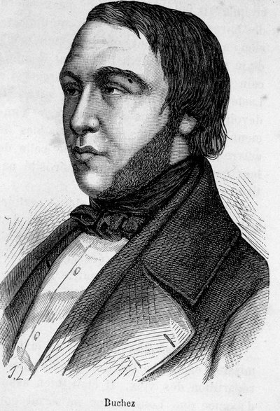 Portrét Buchez, francouzský filozof a politik (1796 - 1865) od French School