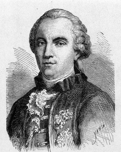 Portrét Buffona (1707 - 1788) - v „“ Album of Science; proslulí učenci; Velké objevy “”” 1896. od French School