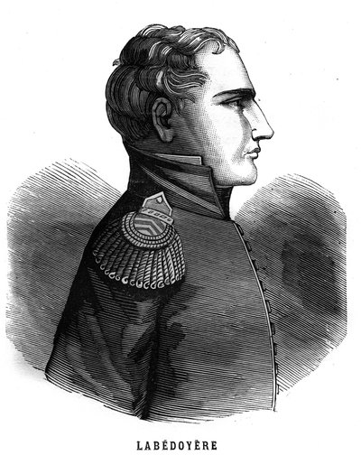 Portrét Charlese Angelique Francois Huchet de La Bedoyere (Labedoyere od French School