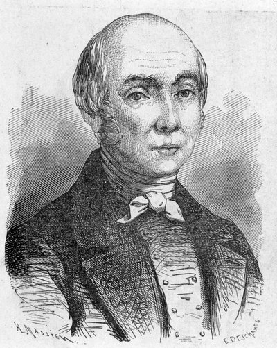 Portrét Charlese Dalleryho (1754 - 1835), - v „“ Album of Science; proslulí učenci; Velké objevy “”” 1896. od French School