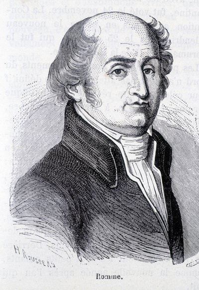 Portrét Charlese Gilberta Romma, francouzského politika (1750-1795) - v "" L