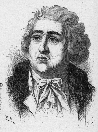 Portrét Charlese Jamese Foxe (1749-1806) britského státníka. Rytina z roku 1889. Soukromá sbírka. od French School