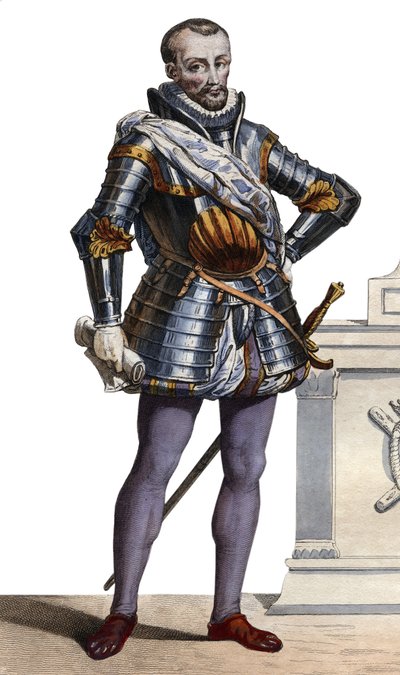 Portrét Charlese de Cosse, hraběte de Brissac (1505-1563), maršála Francie. od French School