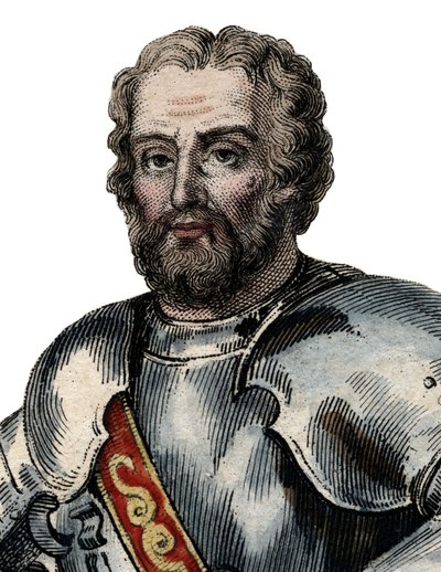 Portrét Chevalier de Bayard (1476-1524), francouzský voják. od French School