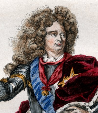 Portrét Clauda Louise Hectora de Villars (1653-1734), maršála Francie. od French School