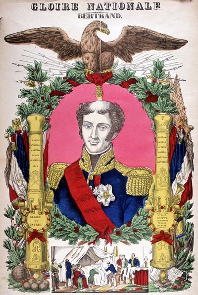 Portrét hraběte Bertranda (1773 - 1844), francouzského generála. Obrázek Epinal od French School