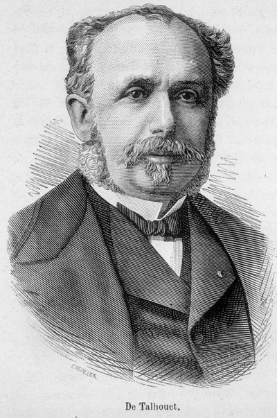 Portrét De Talhoueta - v „Dějinách Francie“ od Henriho Martina od French School