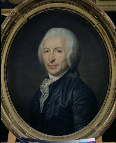 Portrét doktora Josepha-Ignace Guillotina (1738-1814) (olej na plátně) od French School