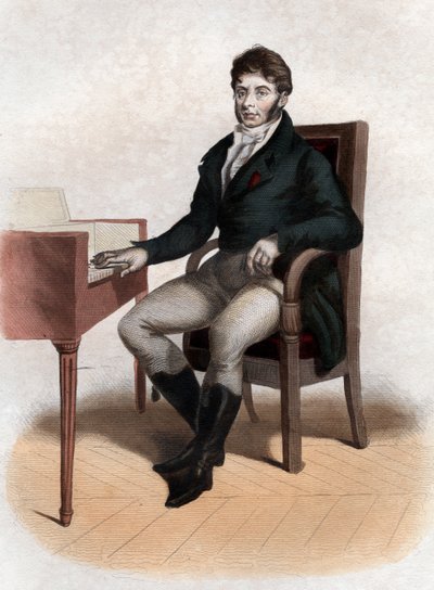Portrét Etienna Nicolase Mehula (1763-1817), francouzského skladatele. od French School