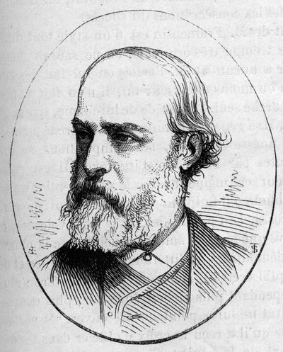 Portrét Eugena Viollet le Duc (Viollet-le-Duc od French School