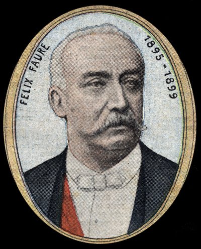 Portrét Felixe Faureho (1841-1899), průmyslníka a politika, umírněného republikána, v letech 1895 až 1899 se stal prezidentem republiky. od French School