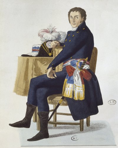 Portrét Ferdinanda Guillemardeta, 1798 od French School