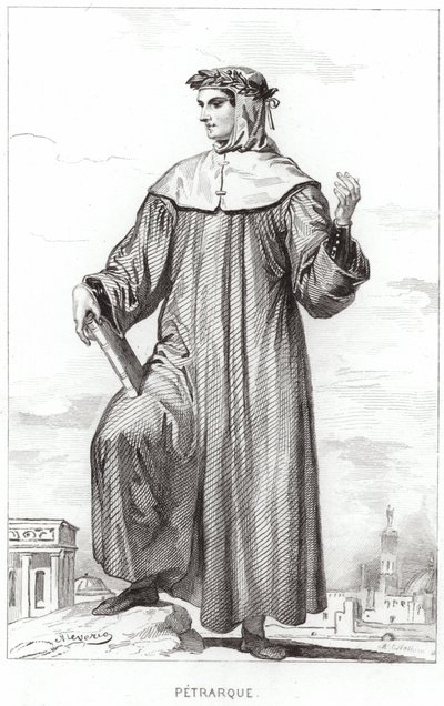Portrét Francesca Petrarca od French School