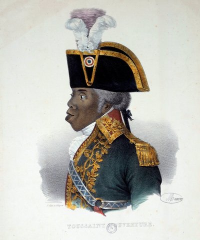 Portrét Francoise Dominique Toussaint známý jako „Toussaint-Louverture“ (Toussaint Louverture od French School