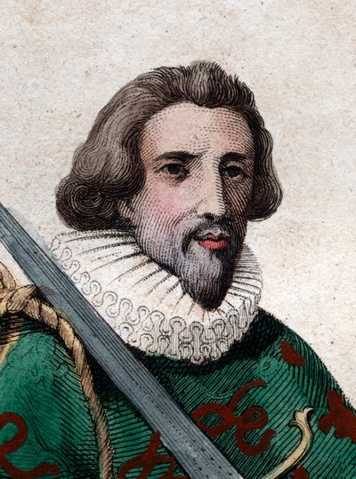 Portrét Francois de Bonne, vévoda de Lesdiguieres (1543-1626), francouzský voják a konstábl Francie. od French School