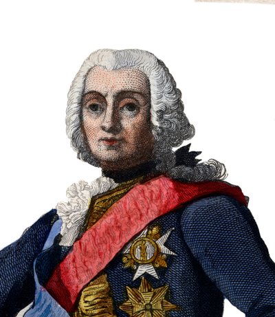 Portrét Francoise de Cheverta (1695-1769), francouzského generála. od French School
