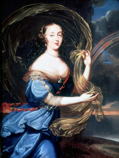 Portrét Francoise Athenais (Francoise-Athenais) od Rochechouarta Mortemarta, Marquise de Montespan (nebo Madame de Montespan) (1640-1707). od French School