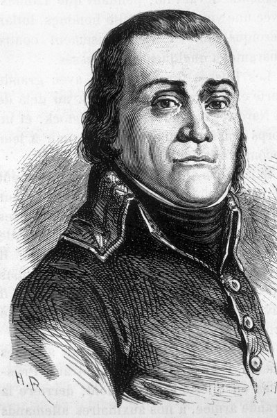 Portrét Françoise Josepha Lefebvrea (1755 - 1820), maršála a vrstevníka Francie - v „“L’Histoire de France““ od Henriho Martina od French School