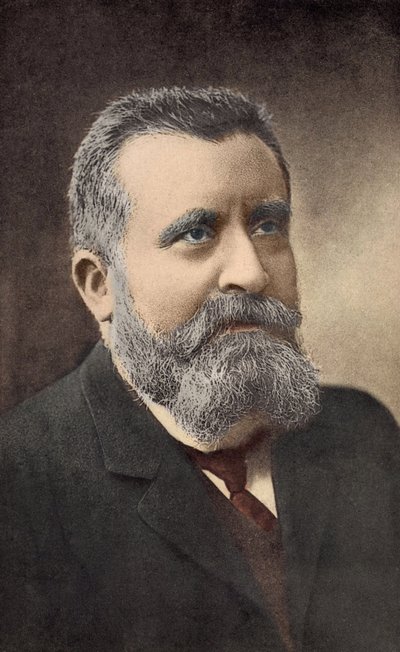 Portrét francouzského politika Jeana Jaurese (1859-1914) od French School